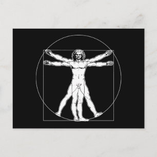 Da Vinci Vitruvian Man Postcard