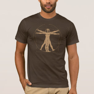 Da Vinci Vitruvian Man T-Shirt