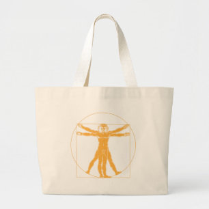 Da Vinci Vitruvian Man Tote Bag