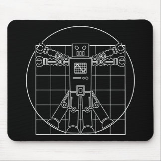 Da Vinci Vitruvian Robot Mousepad