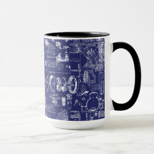 Da Vinci's Blueprints // Mug