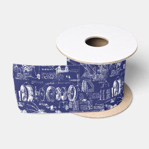 Da Vinci's Blueprints // Satin Ribbon