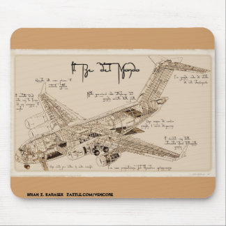 Da Vinci's C-17 Globemaster Mousepad