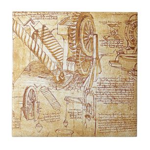 Da Vinci's Notes Tile