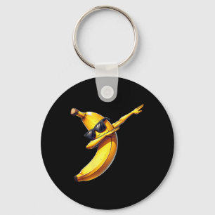 Dab Banana Dancing Dabbing Banana Fruit Meme 1 Keychain