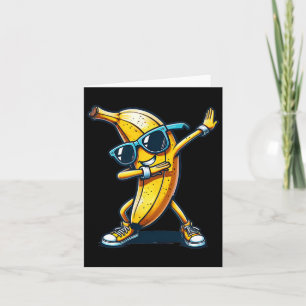 Dab Banana Dancing Dabbing Banana Fruit Meme  Card