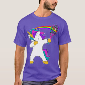 Dab Dabbing Tennis Unicorn Gift Tennis Player gift T-Shirt