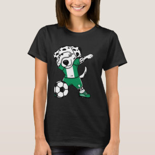 Dab Dalmatian Nigeria Soccer Fans Jersey Nigerian T-Shirt