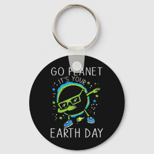 Dab Earth Solar Eclipse Go Planet Its Your Earth D Keychain