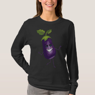 Dab Eggplant Dancing Dabbing Eggplant Fruit T-Shirt