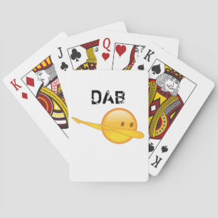 Dab emoji Playing Cards