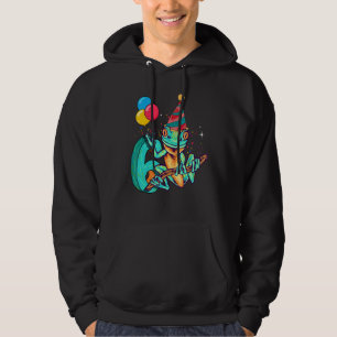 Dab Frog 11th Birthday Sixth 6 Years Old Bday Kids Hoodie