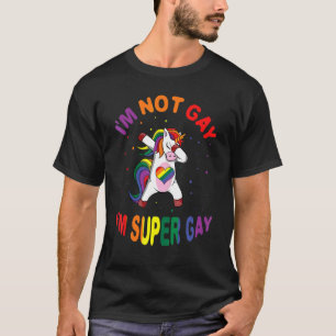 Dab Gay Unicorn Rainbow Gay Pride Lgbtq Lgbt Pride T-Shirt