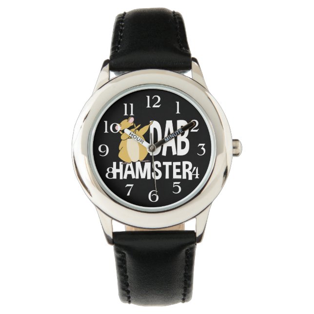 Dab Hamster Funny Cute Dabbing Animal Dance Watch (Front)