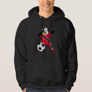 Dab Penguin Trinidad And Tobago Soccer Fans Jersey Hoodie
