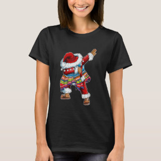 Dab Santa Claus With Mexican Poncho Is Dabbing T-Shirt