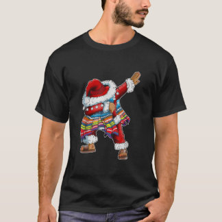 Dab Santa Claus With Mexican Poncho Is Dabbing T-Shirt