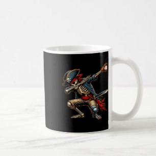 Dab Skeleton Dabbing Skeleton Pirate Baseball Coffee Mug