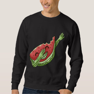 Dab Summer Fruit Dabbing Watermelon Funny Kawaii M Sweatshirt