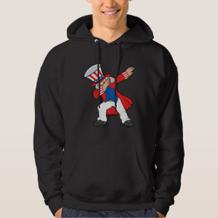 Dabbing Abraham Abe Lincoln Patriotic 4th Of July  Hoodie