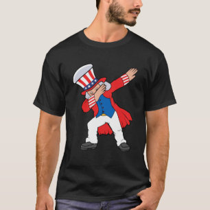 Dabbing Abraham Abe Lincoln Patriotic 4th Of July T-Shirt