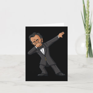 Dabbing Abraham Lincoln 4th of July Abe Dab Boys G Card