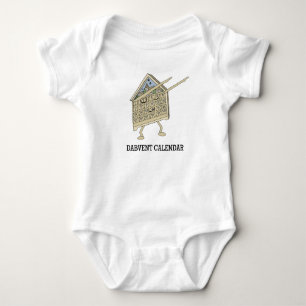 Dabbing Advent Calendar Funny Christian Religious Baby Bodysuit