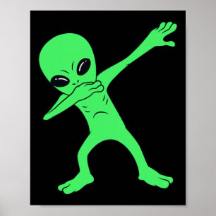 Dabbing Alien Halloween Fun Dab Boys Kids Girl Poster