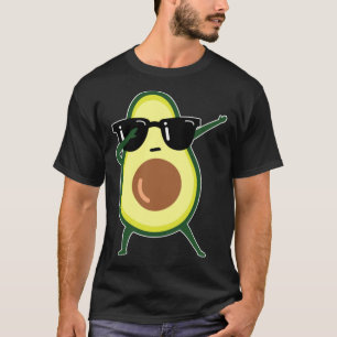 Dabbing Avocado Graphic Tshirt For Kids And Adults