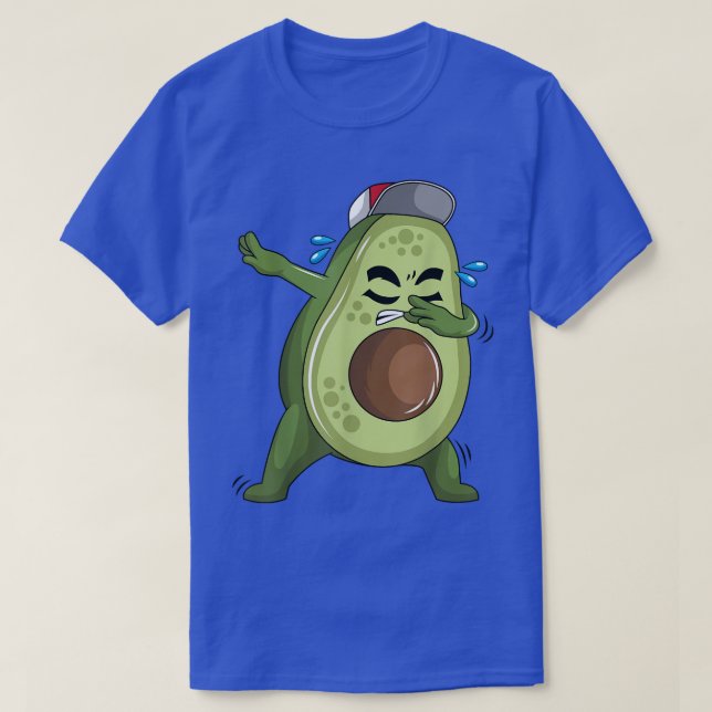 Dabbing Avocado Lovers Dancing Avocado Birthday  T-Shirt (Design Front)