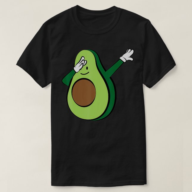 Dabbing Avocado T-Shirt (Design Front)