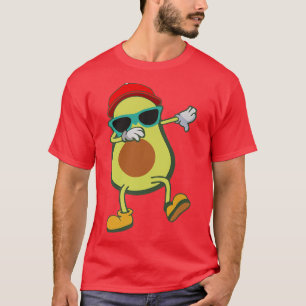 Dabbing Avocado, Vegan For Men Women, Funny Retro3 T-Shirt