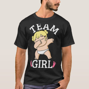 Dabbing Baby Girl Group Outfit Team Girl Gender R T-Shirt