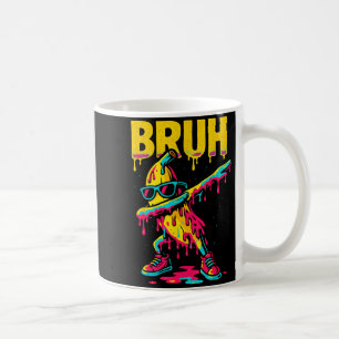 Dabbing Banana Bruh Drip Ice Cream Banana Youth Bo Coffee Mug