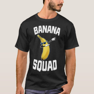 Dabbing Banana Squad Funny Yellow Riped Fruit T-Shirt