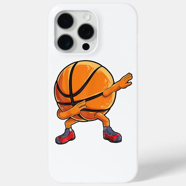Dabbing Basketball Ball Funny Boys Men Women Sport Case-Mate iPhone Case (Back)