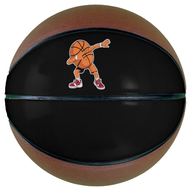 Dabbing Basketball Ball Funny Sports Player  (Front)