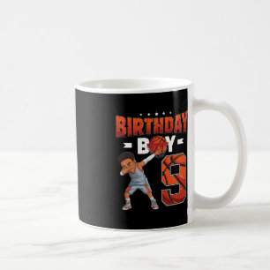 Dabbing Basketball player 9 Years Old Boy 9th Birt Coffee Mug