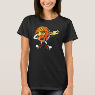 Dabbing Basketball Player Funny For Women Men Kid T-Shirt