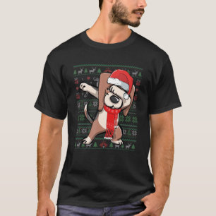 Dabbing Beagle Ugly Christmas Sweater Funny Party 