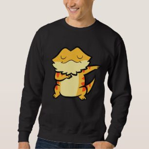 Dabbing Bearded Dragon Reptile Lizard Bearded Drag Sweatshirt