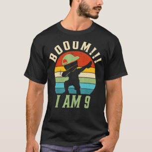 Dabbing Birthday 9 Years Old Birthday Outfit Boys T-Shirt