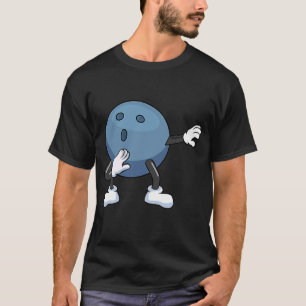 Dabbing bowling ball league team bowler for men w T-Shirt