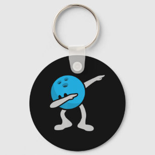 Dabbing Bowling  Birthday Party Bowling  Gift Keychain