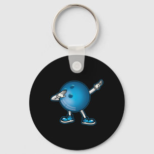 Dabbing Bowling Ll Tee Kids Boys Dab Dance Gifts Keychain
