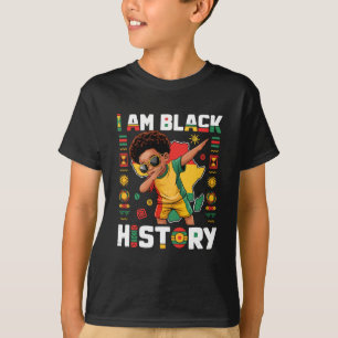 Dabbing Boy I Am Black History Month African Ameri T-Shirt