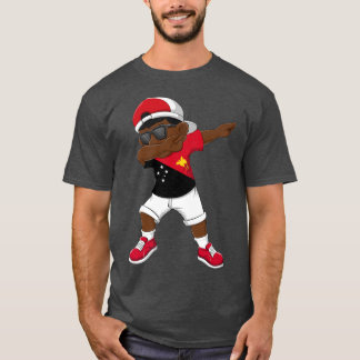 Dabbing Boy Papua New Guinea Flag Kids Dab Dance T-Shirt