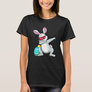 Dabbing Bunny Easter Day Rabbit Eggs Hunting Dab B T-Shirt