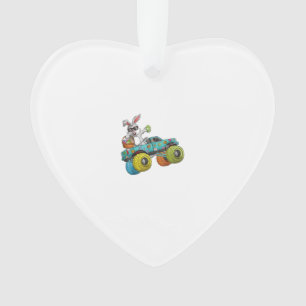 Dabbing Bunny Happy Easter Monster Truck Lovers Ki Ornament