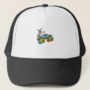 Dabbing Bunny Happy Easter Monster Truck Lovers Ki Trucker Hat